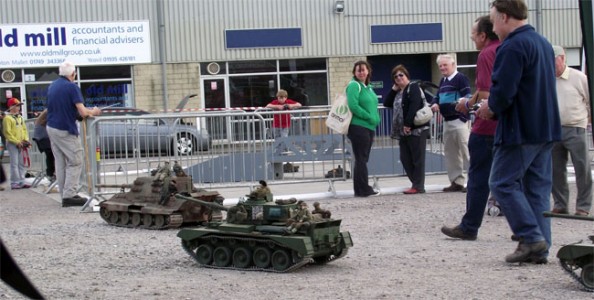 Tanks at Bath & West Model Show